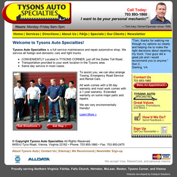tysonsauto.com thumbnail