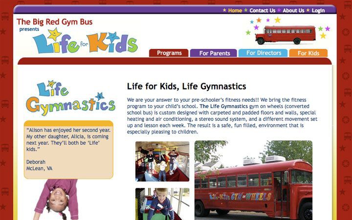 Big Red Gym Bus